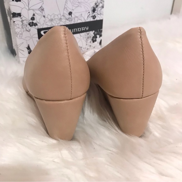 Chinese Laundry Noreen smooth peep toe wedges size 7.5 - Picture 6 of 6